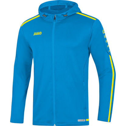 Afbeeldingen van JAKO Jas met kap Striker 2.0 jako-blauw/fluogeel (6819/89) - SALE