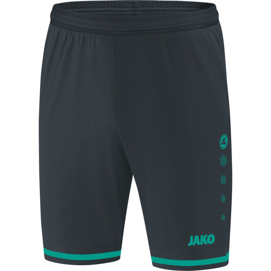 Afbeeldingen van JAKO Short Striker 2.0 antraciet/turkoois (4429/24) - SALE